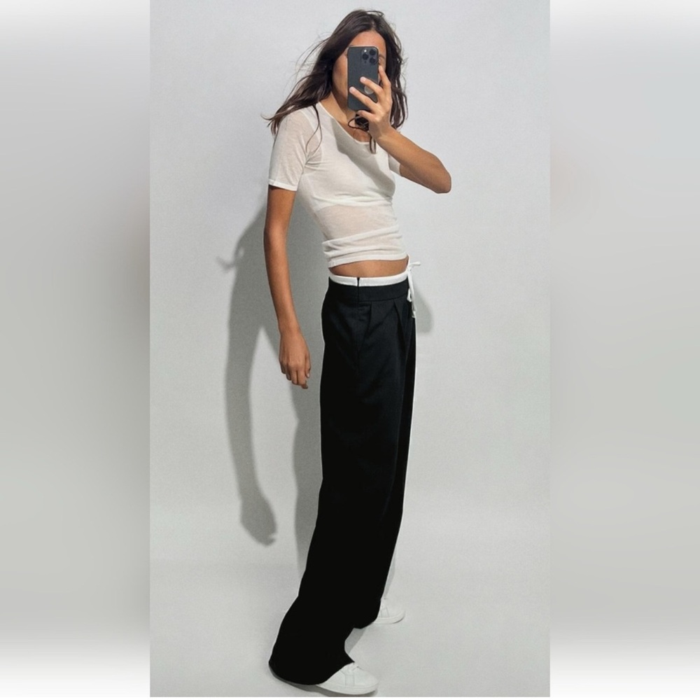 Zara Drawstring Trousers - Picture 2 of 5